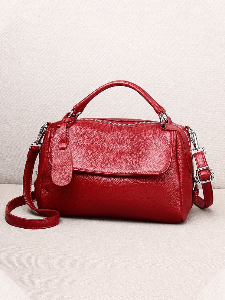 Women's Handbags Litchi Pattern Crossbody Soft Leather Bag - LuckyFash™