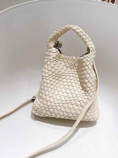 Women's Handbags Soft Leather Braided Large Capacity Tote - LuckyFash™