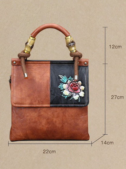 Women's Handbags Vintage Embroidered Flower Tote Bag - LuckyFash™