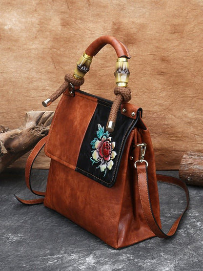 Women's Handbags Vintage Embroidered Flower Tote Bag - LuckyFash™