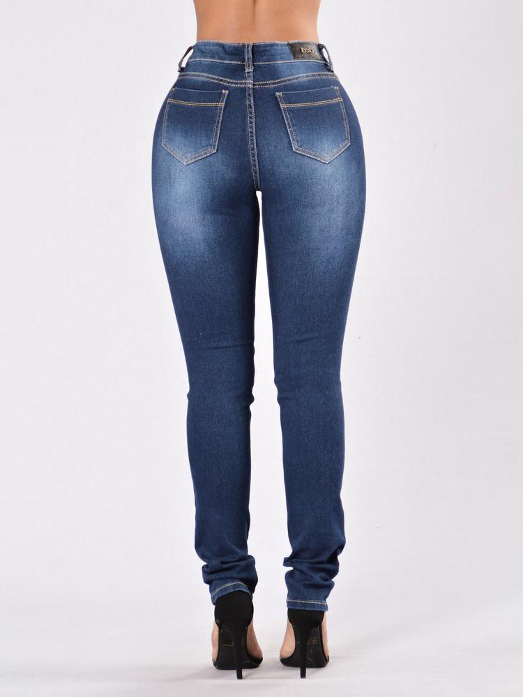 Women's High-Rise Stretch Ragged Jeans - LuckyFash™