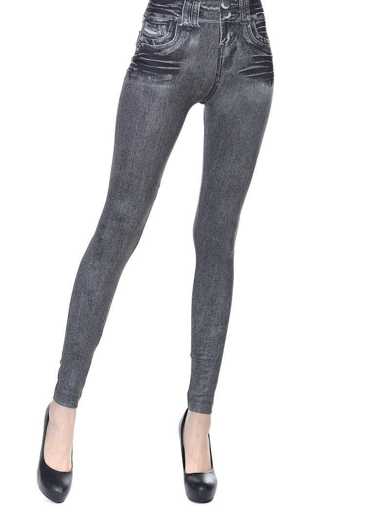 High-Waist Denim Jeans - LuckyFash™