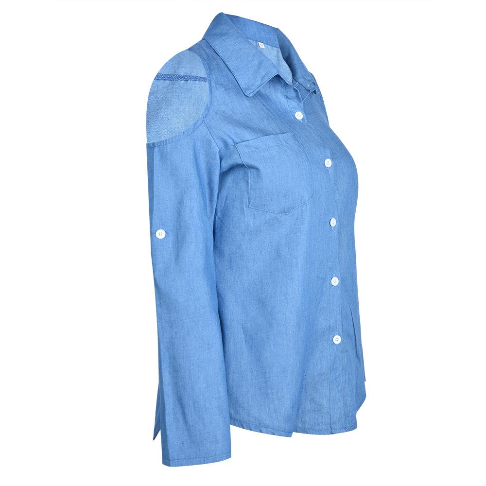 Women's Hollow Floral Shirt Top - LuckyFash™