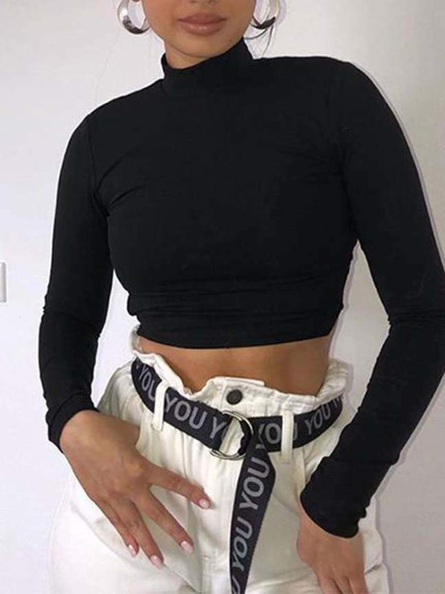 Women's Hollowout Lace-up Slim Fit T-shirt - LuckyFash™