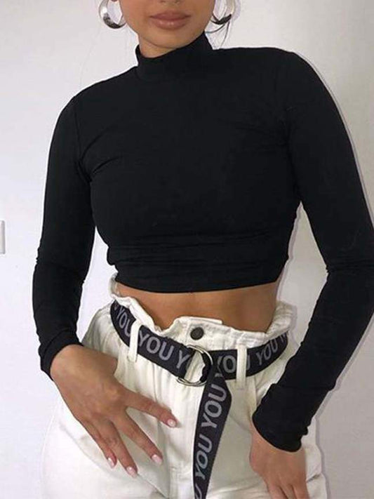 Women's Hollowout Lace-up Slim Fit T-shirt - LuckyFash™