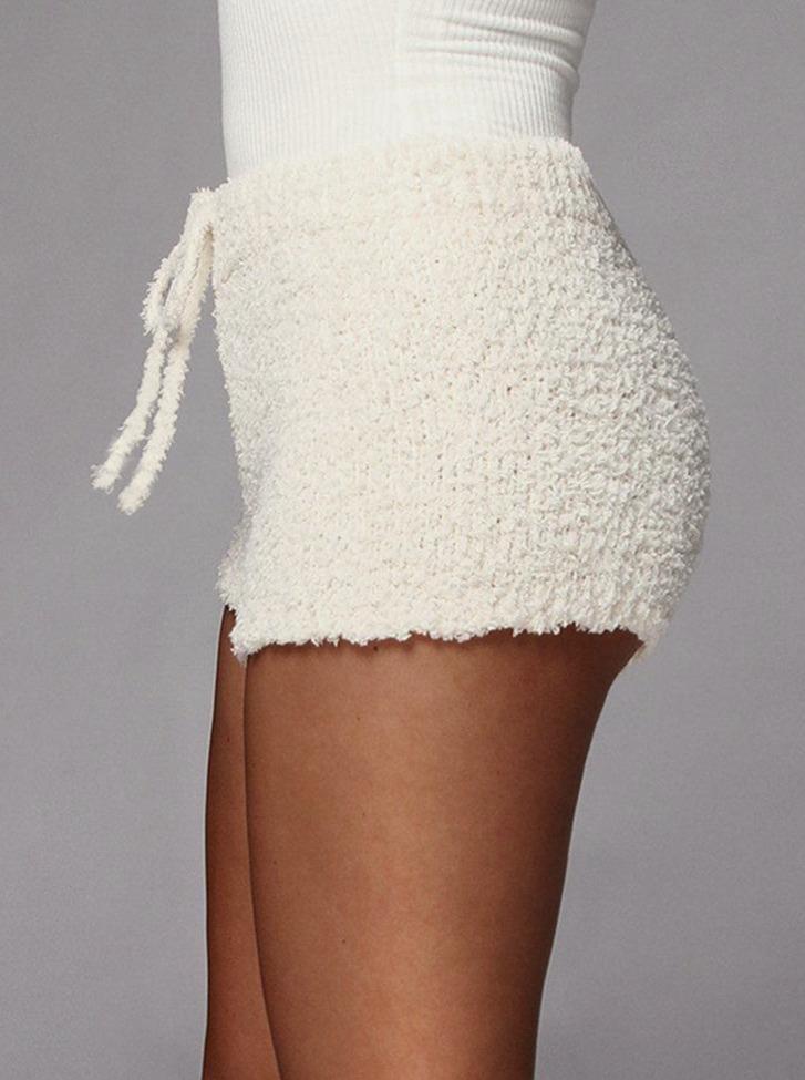 Women's Hooded 3 Piece Fleece Plush Tops Shorts Set - LuckyFash™