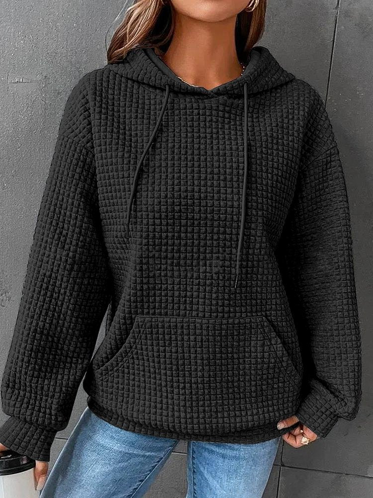 Hoodies Casual Loose Solid Pullover Hoody - LuckyFash™