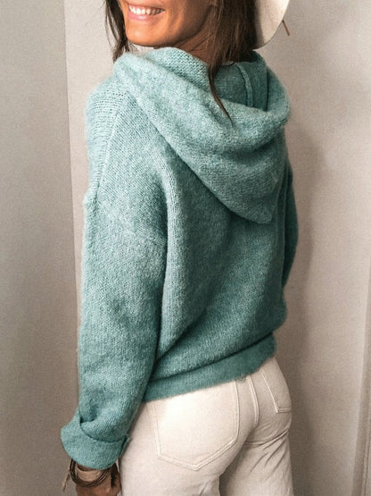 Women's Hoodies Casual Solid Drawstring Long Sleeve Hoodie - LuckyFash™