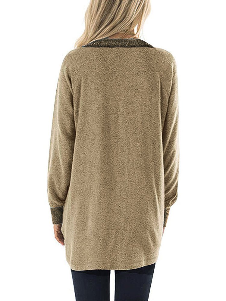 Hoodies Casual Zipper Pocket Long Sleeve Sweatshirt - LuckyFash™