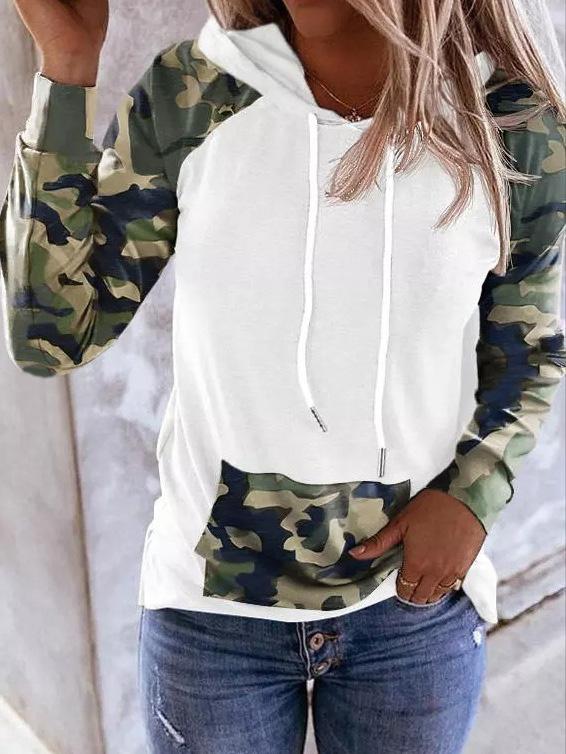 Women's Hoodies Fashion Striped Pocket Long Sleeve Hoodie - LuckyFash™
