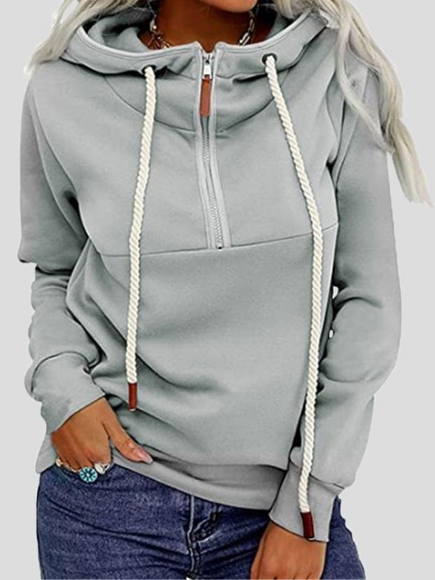 Women's Hoodies Front Zip Long Sleeve Cool Hoodie - LuckyFash™