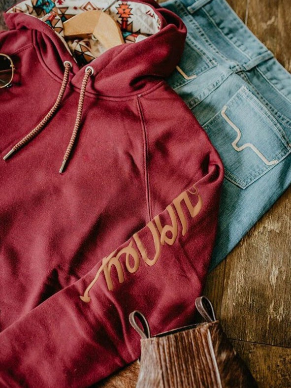 Women's Hoodies Geometric Print Pocket Long Sleeve Hoodie - LuckyFash™