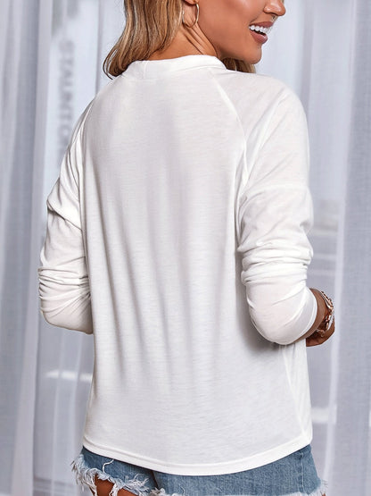 Women's Hoodies Heart-Shaped Sequined Long Sleeve Sweatshirt - LuckyFash™