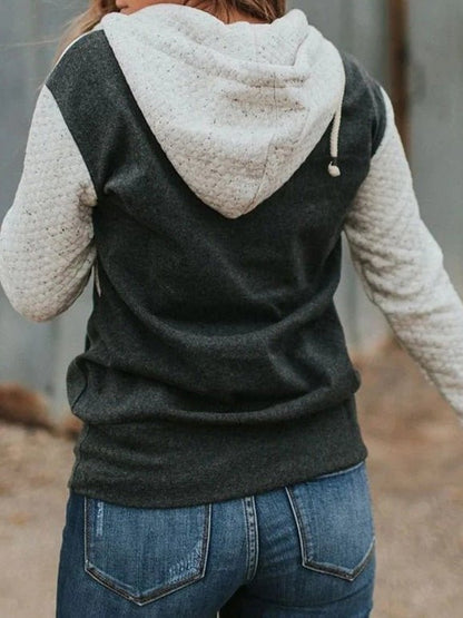 Women's Hoodies Landscape Print Pocket Long Sleeve Hoodie - LuckyFash™