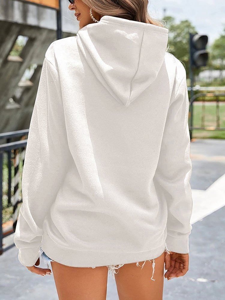 Women's Hoodies Long Sleeve Love Patern Printed Hoodie - LuckyFash™