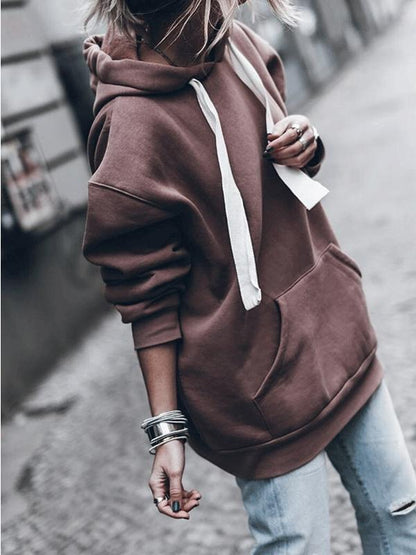 Women's Hoodies Loose Pocket Long Sleeve Hoodie - LuckyFash™