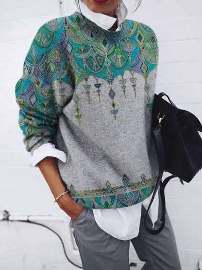 Women's Hoodies Loose Printed Long Sleeve Sweatshirt - LuckyFash™