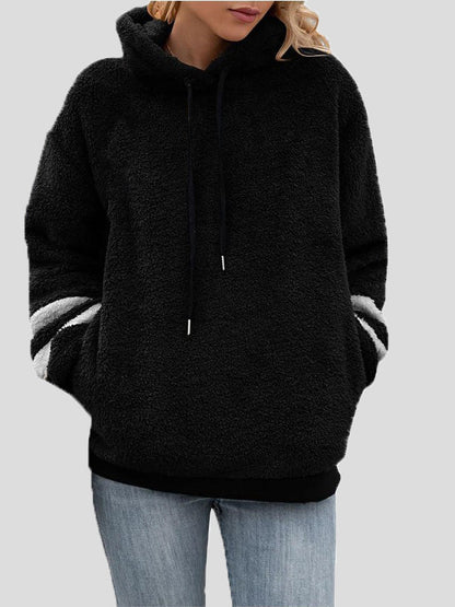 Hoodies Plush Fleece Pocket Long Sleeve Hoody - LuckyFash™