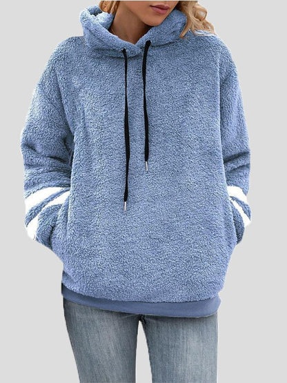 Hoodies Plush Fleece Pocket Long Sleeve Hoody - LuckyFash™