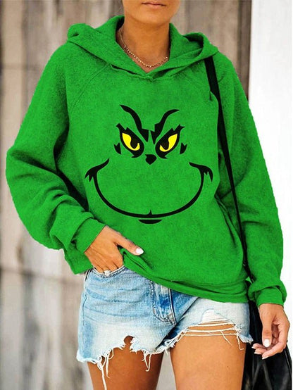 Hoodies Printed Pullover Long Sleeve Hoodie - LuckyFash™
