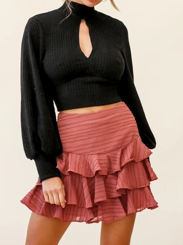 Hoodies Sexy Elegant Hollow Backless Long Sleeve Hoodie - LuckyFash™