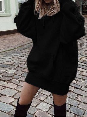 Women's Hoodies Solid Pullover Pocket Long Sleeve Hoody - LuckyFash™