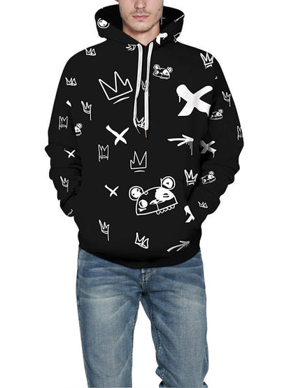 Hoodies Sweater Digital Printing Long Sleeved Hooded - LuckyFash™