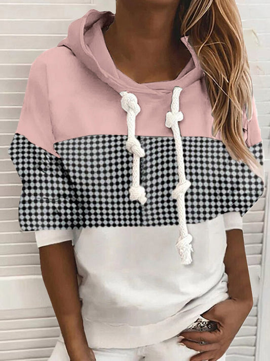 Women's Hoodies Three-Color Drawstring Long Sleeve Hoody - LuckyFash™