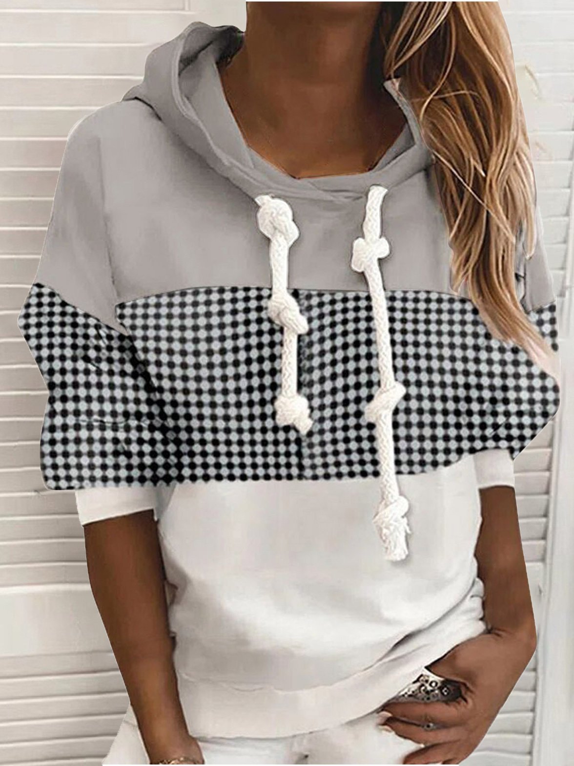 Women's Hoodies Three-Color Drawstring Long Sleeve Hoody - LuckyFash™