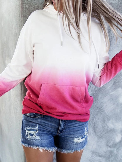 Women's Hoodies Tie Dye Printed Pocket Hooded Long Sleeve Hoodie - LuckyFash™