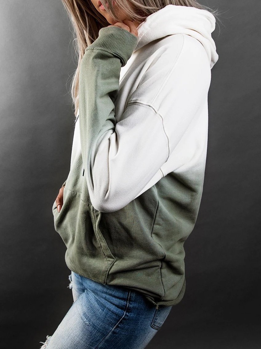 Women's Hoodies Tie Dye Printed Pocket Hooded Long Sleeve Hoodie - LuckyFash™