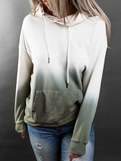 Women's Hoodies Tie Dye Printed Pocket Hooded Long Sleeve Hoodie - LuckyFash™