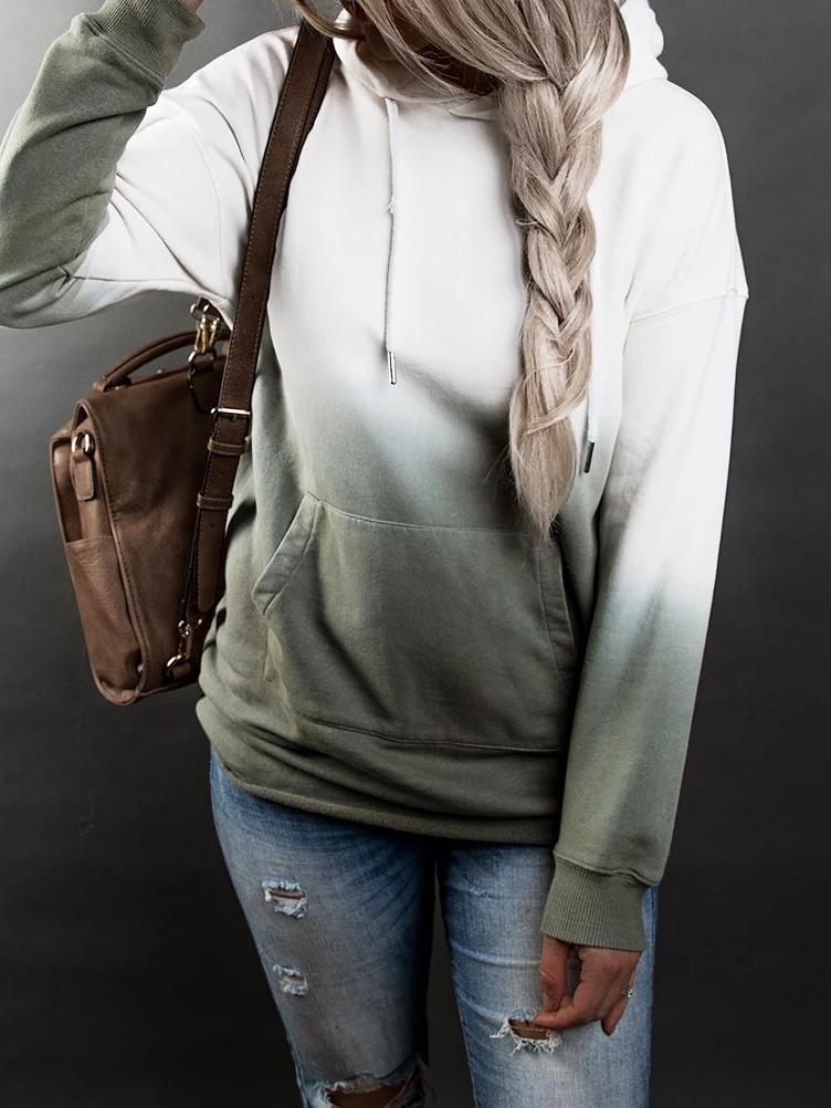 Women's Hoodies Tie Dye Printed Pocket Hooded Long Sleeve Hoodie - LuckyFash™