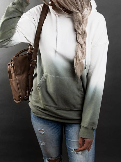 Women's Hoodies Tie Dye Printed Pocket Hooded Long Sleeve Hoodie - LuckyFash™