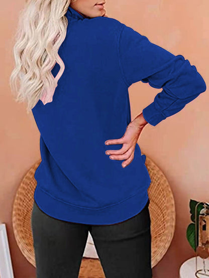 Women's Hoodies Zipper Stand Collar Pocket Long Sleeve Hoodies - LuckyFash™