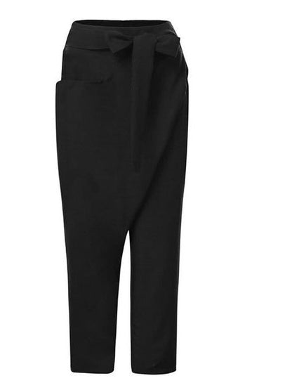 Women's Irregular Tie-up Ninth Pants - LuckyFash™