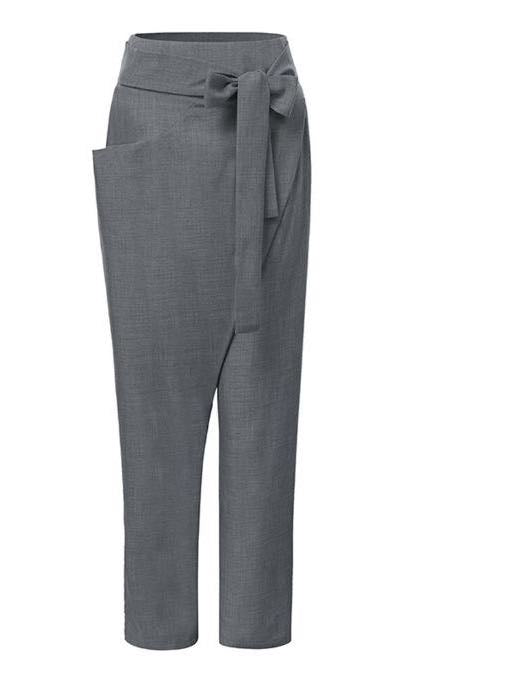 Women's Irregular Tie-up Ninth Pants - LuckyFash™