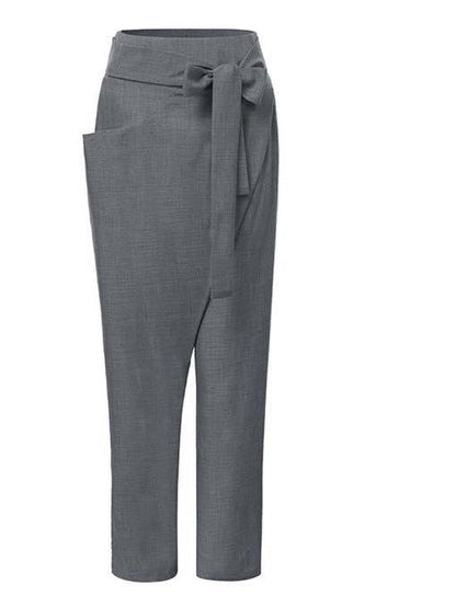 Women's Irregular Tie-up Ninth Pants - LuckyFash™