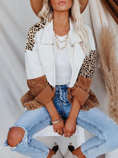 Women's Jackets Camouflage Printed Lapel Single-Breasted Jacket - LuckyFash™