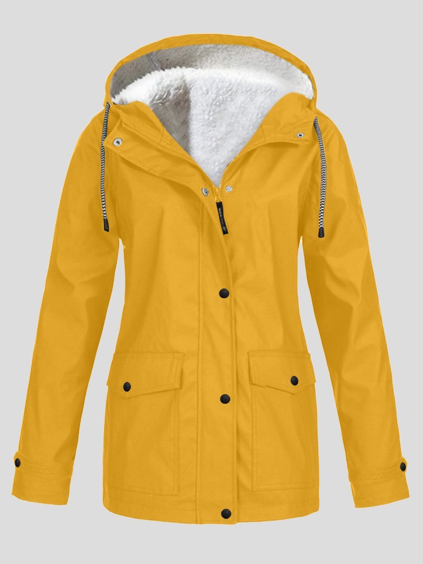 Women's Jackets Mountaineering Suit Zipper Pocket Hooded Plus Fleece Jacket - LuckyFash™