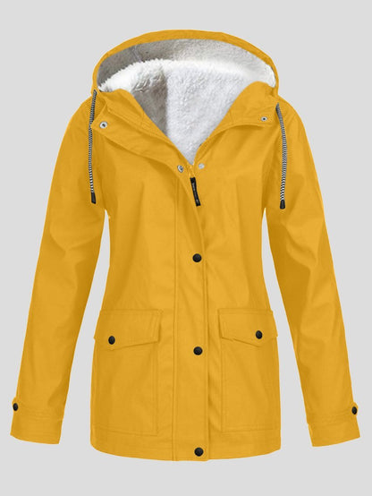 Women's Jackets Mountaineering Suit Zipper Pocket Hooded Plus Fleece Jacket - LuckyFash™