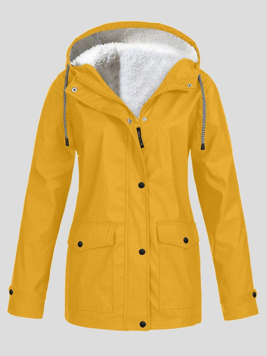 Women's Jackets Mountaineering Suit Zipper Pocket Hooded Plus Fleece Jacket - LuckyFash™