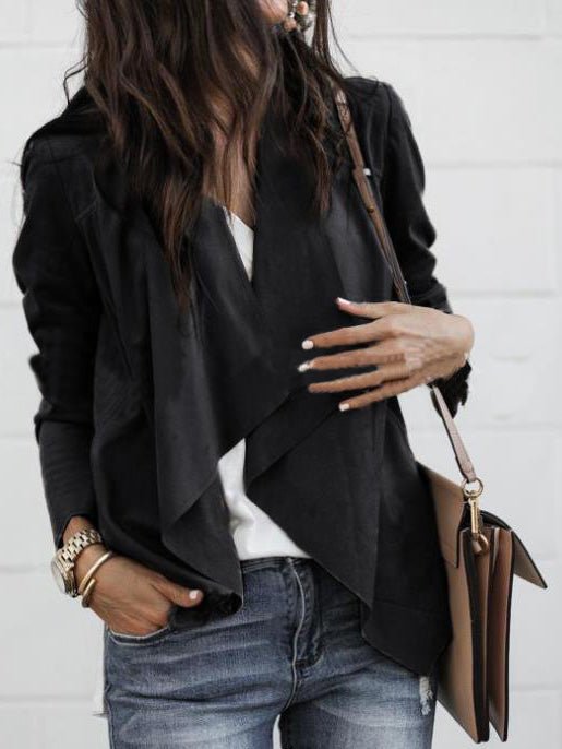 Women's Jackets Solid Lapel Casual Small Jacket - LuckyFash™