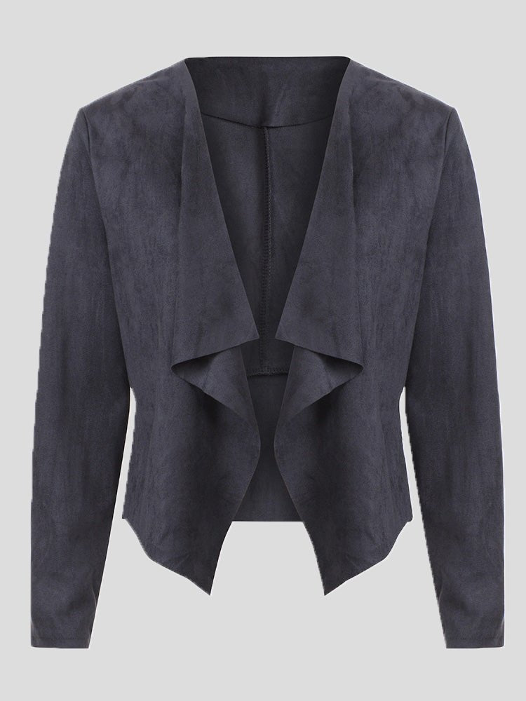 Women's Jackets Solid Lapel Casual Small Jacket - LuckyFash™