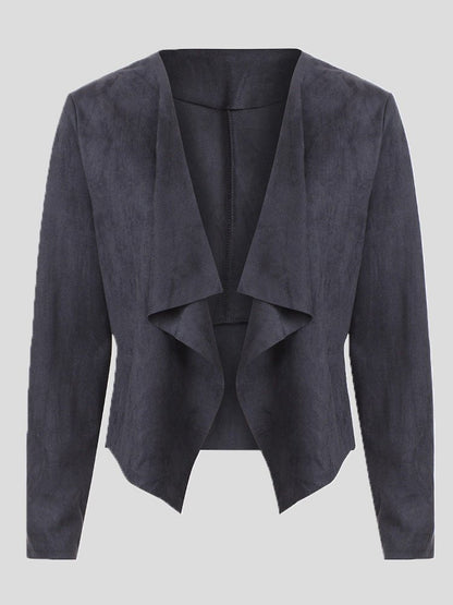 Women's Jackets Solid Lapel Casual Small Jacket - LuckyFash™