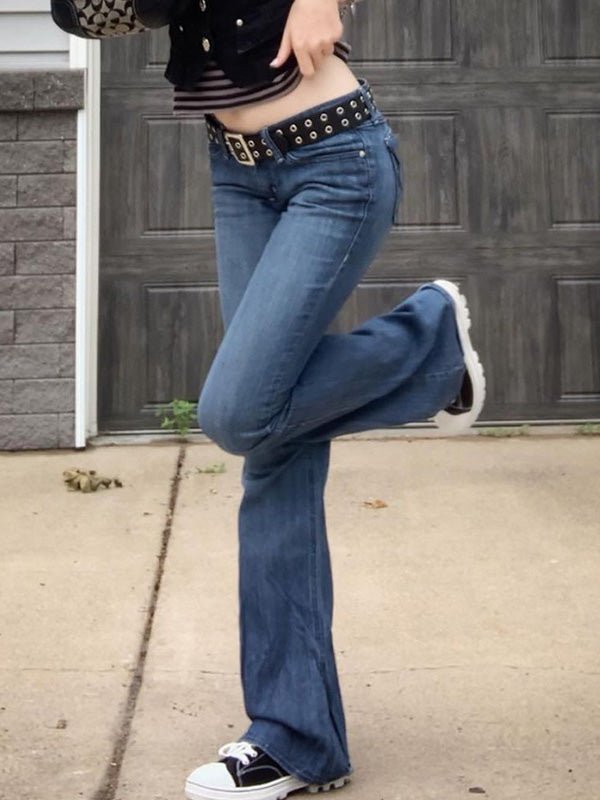 Women's Jeans High Waist Flare Slim Jeans - LuckyFash™