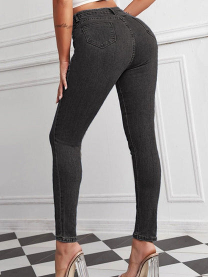 Women's Jeans High Waist Stretch Slim Jeans - LuckyFash™