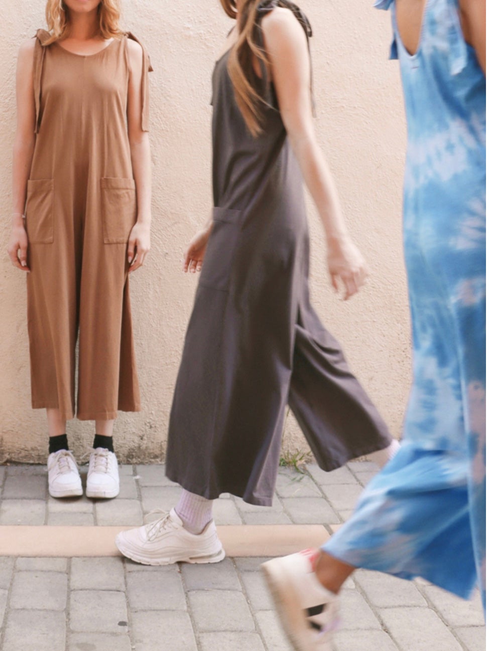 Women's Jumpsuits Casual Belted Pocket Wide Leg Jumpsuit - LuckyFash™