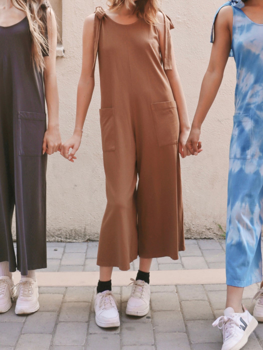 Women's Jumpsuits Casual Belted Pocket Wide Leg Jumpsuit - LuckyFash™