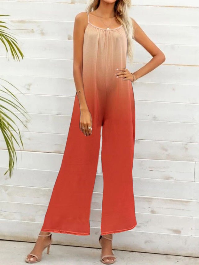 Women's Jumpsuits Casual Gradient Sling Sleeveless Jumpsuit - LuckyFash™
